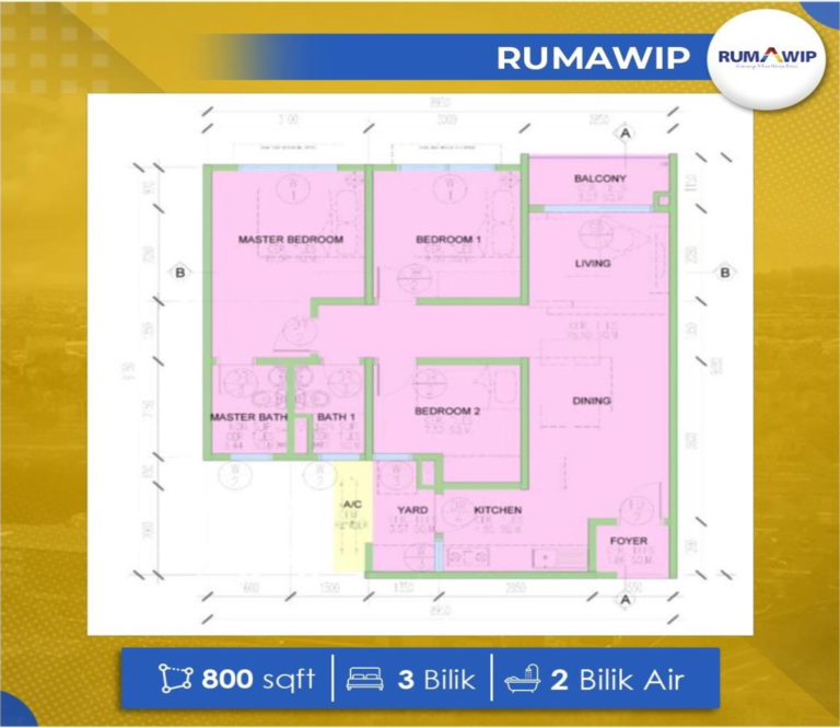 rumawip putrajaya precint 7 floor plan